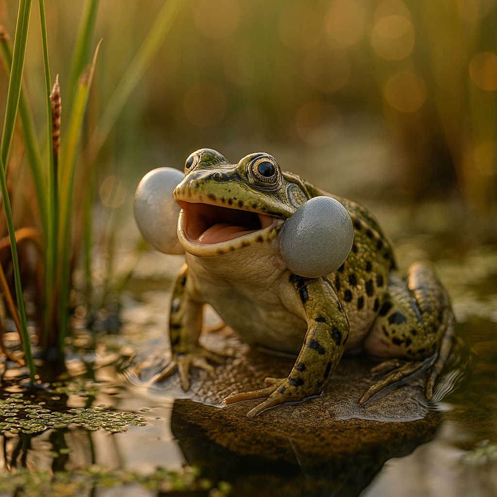 Pelophylax cypriensis żaba cypryjska